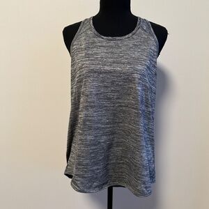 *DANSKIN NOW* Heather Gray Activewear Tank Top Size Medium (8-10)